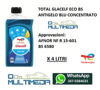 4 LITRI DI ANTIGELO BLU CONCENTRATO TOTAL GLACELF ECO BS