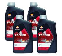4 Litri LT Olio 2T Per Miscela Mix Motore Moto Scooter 2 Repsol Farmer Mix