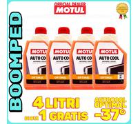 4 LITRI Motul Auto Cool Optimal Liquido Antigelo Rosso Pronto Uso -37°C 04MO36