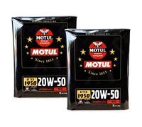 4 Litri MOTUL CLASSIC PERFORMANCE 20W50 Olio motore per auto d'epoca 1950 1970