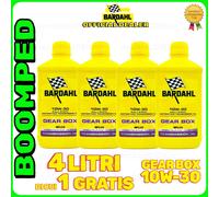 4 Litri Olio Bardahl GEAR BOX 10W30 Scooter Moto 2T per frizioni e cambio 04BD13