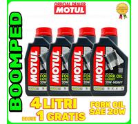 4 litri OLIO FORCELLE MOTUL FORK OIL EXPERT DURO HEAVY 20W Moto Scooter 04MO05