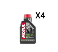 4 Litri Olio Idraulico Per Forcelle Motul Fork Oil Expert Sae Medium Heavy 15W
