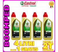4 LITRI OLIO MISCELA MOTORE 2 TEMPI CASTROL POWER 1 2T ULTIMATE SINTETICO 04CS03