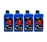 4 LITRI OLIO MISCELA MOTORE ELF MOTO 2 TECH 2T MALAGUTI PIAGGIO MOPED 04ET01