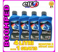 4 LITRI OLIO MIX MISCELATORE ELF SCOOTER STREET MAX 2 TEMPI NO FUMO 04ET03