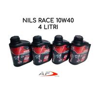 4 LITRI OLIO MOTORE 10W40 MOTO NILS RACE 100% SINTETICO PAO API SN JASO MA2