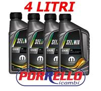 4 LITRI OLIO MOTORE 5W40 ACEA A3/B4 SELENIA PETRONAS WR FOWARD FCA 955535-N2