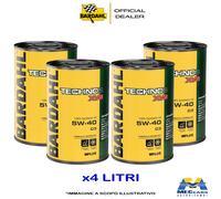 4 LITRI OLIO MOTORE AUTO BARDAHL TECHNOS XVS C3 5W40 SYNTHETIC OIL ACEA C3