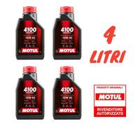 4 Litri Olio MOTORE AUTO MOTUL 4100 PROTECT 10W40 TECHNOSYNTHESE API SL /CF