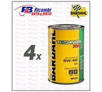 4 LITRI OLIO MOTORE BARDAHL TECHNOS XVS 60 5W40 MPLUS C3