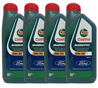 4 LITRI - Olio Motore Castrol Ford Magnatec 0w30 D ACEA C2, WSS-M2C950-A