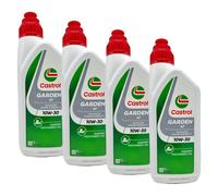 4 Litri Olio Motore Castrol Garden 4T 10W30 - Confezione 4x1L