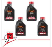 4 LITRI OLIO MOTORE MOTO MOTUL 7100 4T 10W50 API SP JASO MA2 SINTETICO