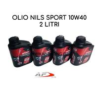 4 LITRI OLIO MOTORE MOTO NILS 10W40 SPORT 100 % SINTETICO API SN JASO MA2 MOTO