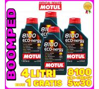 4 Litri Olio Motore Motul 8100 Eco-Nergy 5W30 Jaguar Land Rover SP A5/B5 04MO71