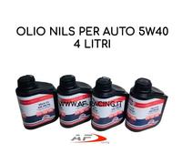 4 LITRI OLIO MOTORE NILS VELA 5W40 100% SINTETICO PER MOTORI AUTO DIESEL BENZINA