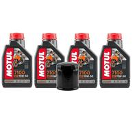 4 Litri Olio Motul 7100 15w 50 e Filtro Per Arctic Cat V2 4X4 Aut. 650 2005