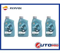 4 LITRI OLIO REPSOL 10W40 ELITE MULTIVALVULAS A3 B3 MB 229.1 VW 501.01 505.00