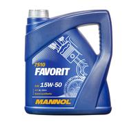 4 Litro Mannol SAE 15W-50 Favorit Olio Motore
