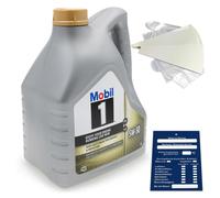 4 Litro Mobil 1 FS X2 5W50 Olio MB 229.3 Porsche A40 Api Sn Sm 9.55535-M2 Set