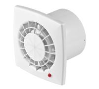 4 Livelli Ventilatore da Parete 125 MM Coprire Ventola Con Timer Bagno Vent IPX4 [EEK: Non valutato]