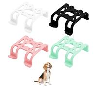 4 localizzatori GPS per cani, clip in gomma compatibili con Tractive GPS, supporto in gomma per 4GTK911SA, ricambio per clip per localizzatore cani, solido e morbido, non cade facilmente per animali