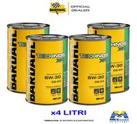 4 LT BARDAHL TECHNOS XFS 5W30 C2 C3 OLIO MOTORE SINTETICO MB 229.52 BMW LL04 RN