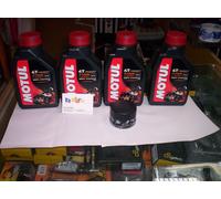 4 LT KIT TAGLIANDO FILTRO OLIO MOTUL 7100 10W50 CAGIVA 900 GRAND CANYON IE 97