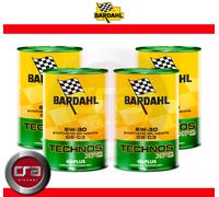 4 LT Litri Bardahl Technos 5W30 XFS C2 C3 Olio motore 342040 Sintetico