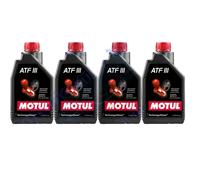 4 Lt Litri Olio Idroguida Trasmissioni Servosterzo Atf Motul Dexron III 3 ROSSO