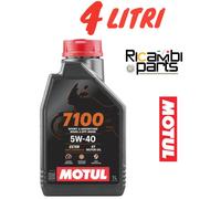 4 LT MOTUL 7100 5W40 4T - 100% SINTETICO - OLIO MOTORE AD ELEVATE PRESTAZIONI
