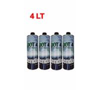 5 LT. Olio freni DOT 4 Bendix Liquido Fluido Freni DOT4 Freno Auto Moto