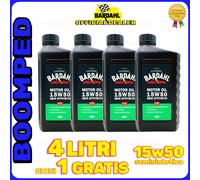 4 LT OLIO MOTORE BARDAHL CLASSIC 15W50 SEMI SINTETICO auto moto anni 70 04BD06