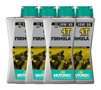 4 LT OLIO MOTORE MOTOREX FORMULA 10W50 SYNTHETIC BLEND MOTO 4 TEMPI