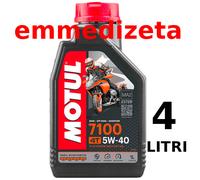 4 LT Olio Motore Motul 7100 5w40 / nuovo / 104086