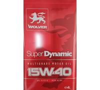 4 LT. Olio Motore Wolver 15W40 Super Dynamic Benzina e Diesel API SL CF 4 A3 B4