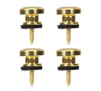 4 Lucchetti per cinghie per chitarra Pulsanti Perni terminali Lucchetti sicurezza per acustica, ukulele, basso, banjo Lucchetti per cinghie per basso elettrico facili da installare Accessori