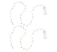 4 luci a stringa per albero di Natale - Ghirlanda di luci fatate a LED in