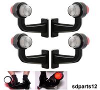 4 Luci di Ingombro LED 12V 24V Bianco Rosso Neon Fanale Laterale Rimorchio Carro