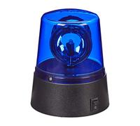 4 luci LED blu, lampada a tutto tondo con riflettore girevole, illuminazione per feste da appoggiare, funzionamento a batteria, blu