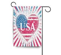 4 luglio Giorno dell'Indipendenza amore rosso grandi bandiere all'aperto banner di Pasqua per la decorazione esterna 28x40 double sided