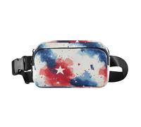 4 ° luglio Giorno dell'Indipendenza Stati Uniti Alla Moda Crossbody Bag Marsupio Pack per le Donne Uomini Mini Running Belt Bag, 4 luglio hawaiano, 1 size