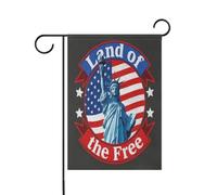 4 ° luglio Giorno dell'Indipendenza Terra di bandiere esterne gratuite bandiere esterne a doppia faccia banner per la decorazione esterna 12x18 double sided