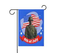 4 luglio Independence Day bandiere decorative esterne banner porta pasquale per decorazione Yard 12x18 double sided
