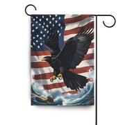 4 luglio Independence Day Black Bird bandiere all'aperto chritmas banner per la decorazione del giardino 28x40 double sided