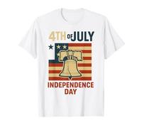 4 luglio Liberty Bell Independence Day USA Maglietta