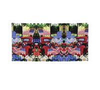 4 luglio Patriottico Camion Sfondo Banner Festività Striscioni, Decorare Banner Decorazione Per La Laurea Evento Di Nozze