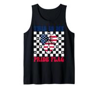 4 luglio USA American Patriotic This Is My Pride Flag Canotta