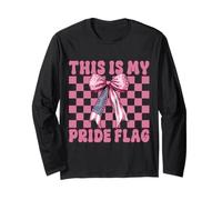 4 luglio USA American Patriotic This Is My Pride Flag Maglia a Manica